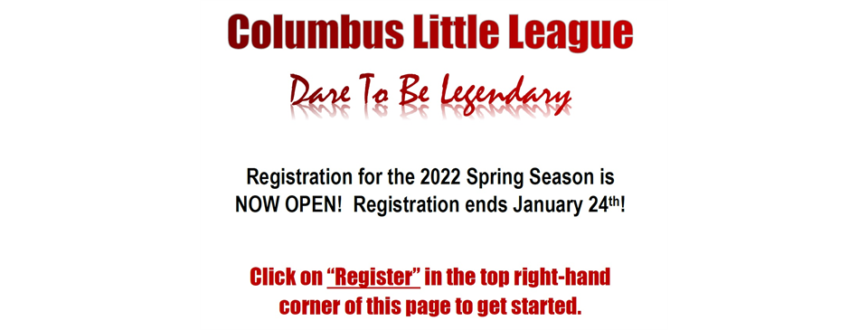 2022 Registration Home Page